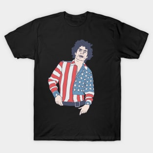 Abbie Hoffman - American Flag - Political Activism T-Shirt